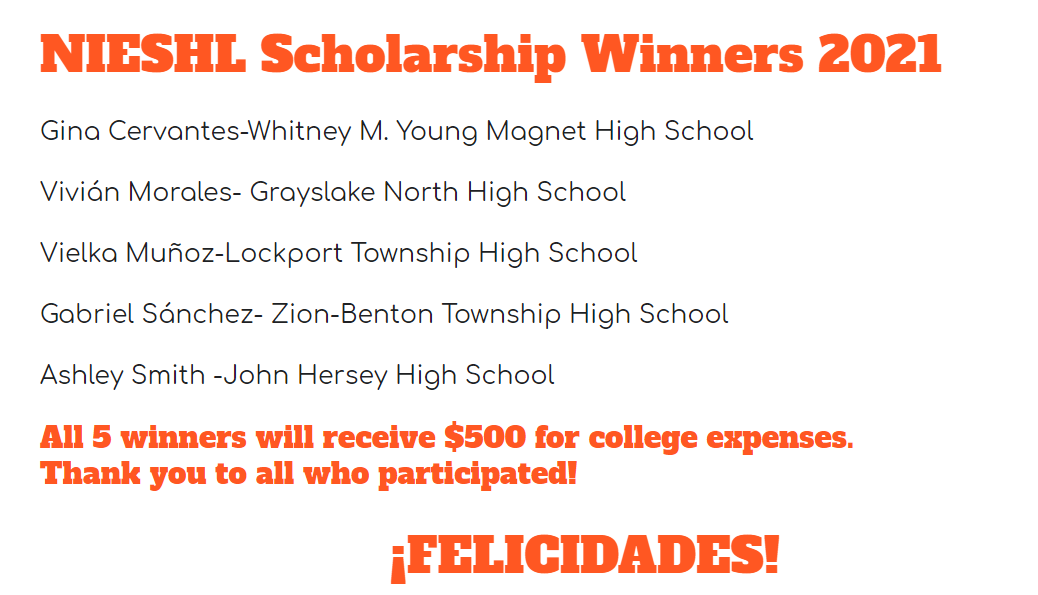 2021 scholarship winners